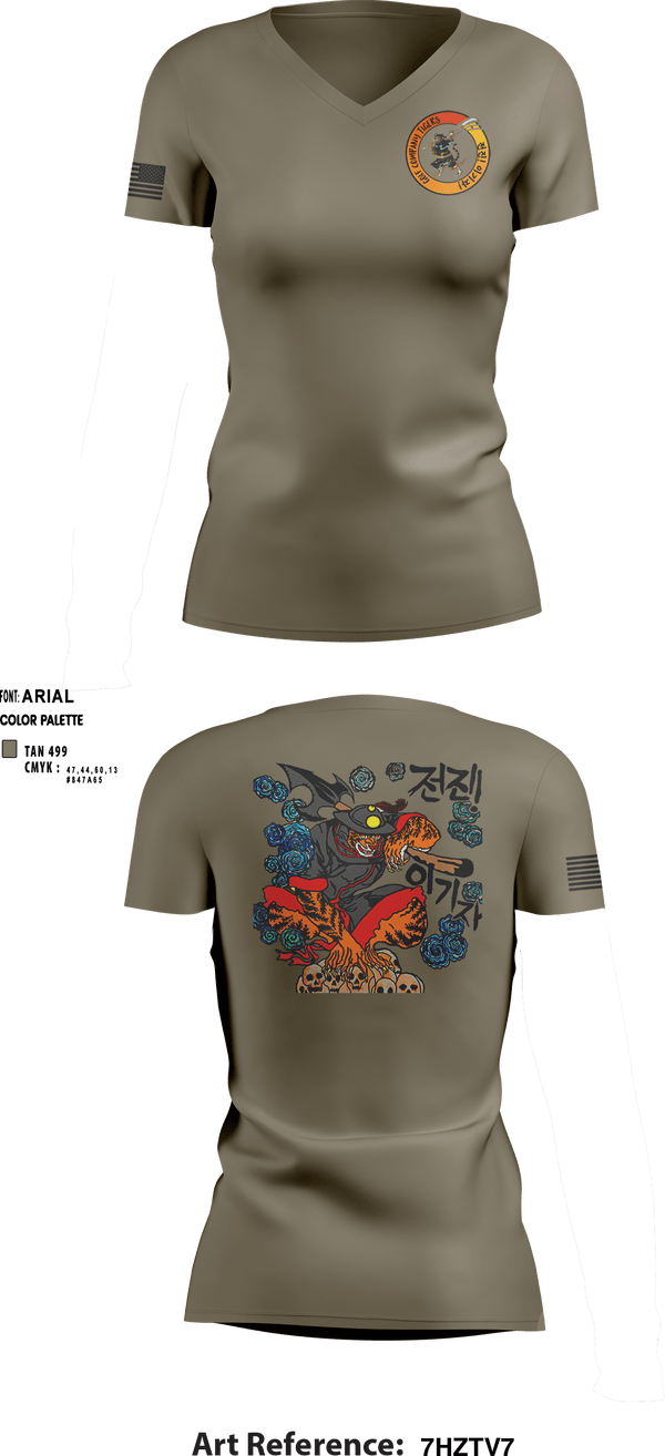 Women's Short Sleeve Vneck Shirt, , Army, Teamtime, Team time, sublimation, custom sports apparel, team uniforms, spirit wear, spiritwear, sports uniforms, custom shirts, team store, custom team store, fundraiser sports, apparel fundraiser