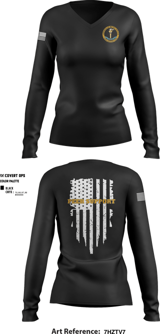 Women's Long Sleeve Vneck Shirt, , Police, Teamtime, Team time, sublimation, custom sports apparel, team uniforms, spirit wear, spiritwear, sports uniforms, custom shirts, team store, custom team store, fundraiser sports, apparel fundraiser