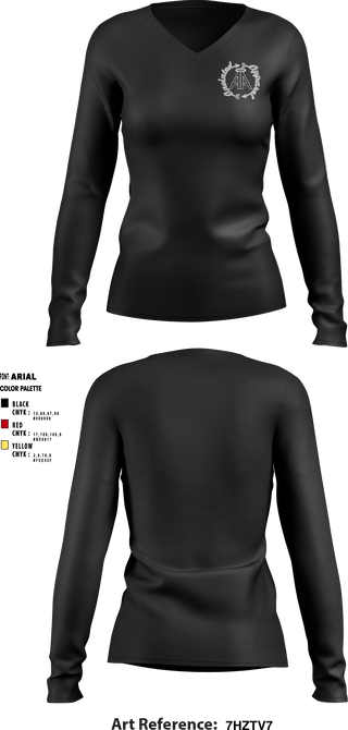 Women's Long Sleeve Vneck Shirt, , , Teamtime, Team time, sublimation, custom sports apparel, team uniforms, spirit wear, spiritwear, sports uniforms, custom shirts, team store, custom team store, fundraiser sports, apparel fundraiser