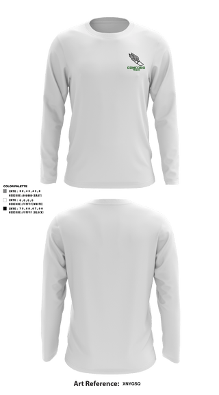 Long Sleeve Performance Shirt, Concord High School Track, Cross Country, Teamtime, Team time, sublimation, custom sports apparel, team uniforms, spirit wear, spiritwear, sports uniforms, custom shirts, team store, custom team store, fundraiser sports, apparel fundraiser