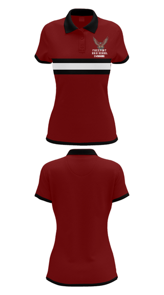 Short Sleeve Performance Polo, Freeport High School Swimming, Swimming, Teamtime, Team time, sublimation, custom sports apparel, team uniforms, spirit wear, spiritwear, sports uniforms, custom shirts, team store, custom team store, fundraiser sports, apparel fundraiser