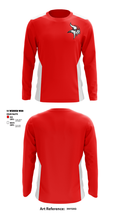 Whitehall High School Soccer 28696426 Long Sleeve Performance Shirt - 1