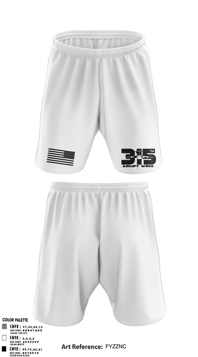 315th Airlift Wing/315th Maintenance Group 82634422 Athletic Shorts With Pockets - 54