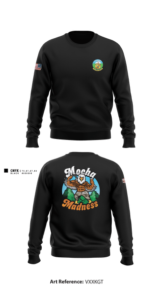 Crew Neck Sweatshirt, , Air Force, Teamtime, Team time, sublimation, custom sports apparel, team uniforms, spirit wear, spiritwear, sports uniforms, custom shirts, team store, custom team store, fundraiser sports, apparel fundraiser