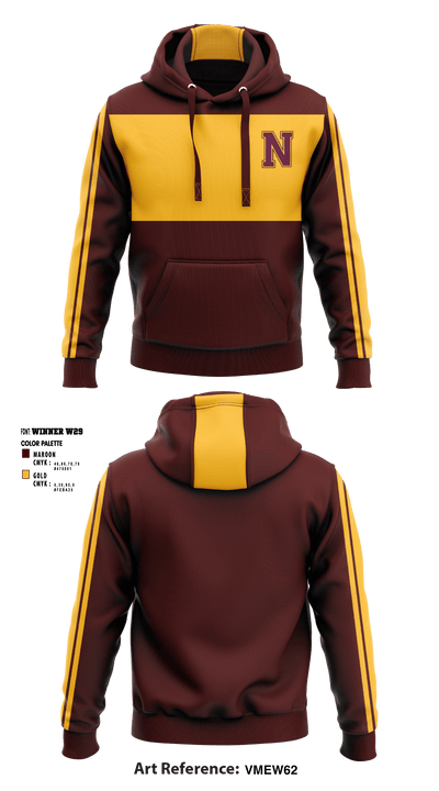Nottoway High Shoool Volleyball 91242026 Hoodie - 1