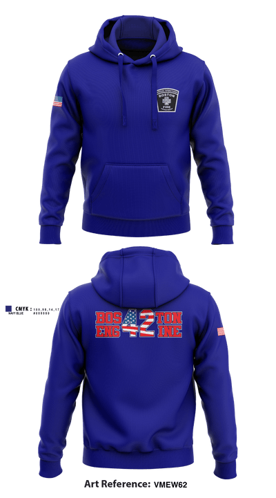 Boston Fire Department Engine-42 59280094 Hoodie - 3