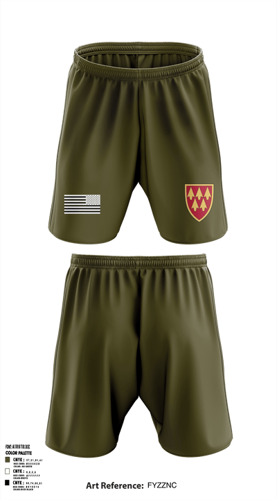 13TH Missile Defense Battery 47346318 Athletic Shorts With Pockets - 1