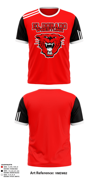 Short Sleeve Performance Shirt, El Dorado High School Wrestling, Wrestling, Teamtime, Team time, sublimation, custom sports apparel, team uniforms, spirit wear, spiritwear, sports uniforms, custom shirts, team store, custom team store, fundraiser sports, apparel fundraiser