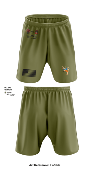 Athletic Shorts With Pockets, 673 EFD/ 334 FEST, Army, Teamtime, Team time, sublimation, custom sports apparel, team uniforms, spirit wear, spiritwear, sports uniforms, custom shirts, team store, custom team store, fundraiser sports, apparel fundraiser