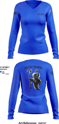 95th CBRN Company, 2nd Platoon 62199884 Women's Long Sleeve V-neck Shirt - 1