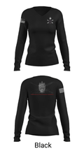 Ordnance Maintenance Branch 26240999 Women's Long Sleeve V-neck Shirt - 23
