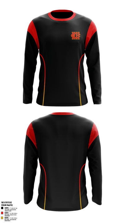 North College Hill High School Basketball 13999422 Long Sleeve Performance Shirt - 36