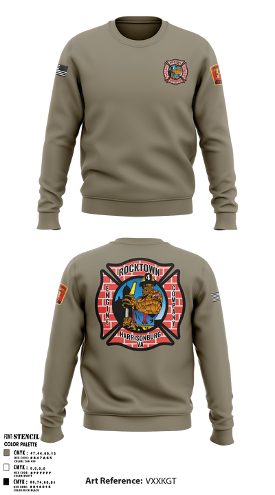 Engine Company 4 55189578 Crew Neck Sweatshirt - 1