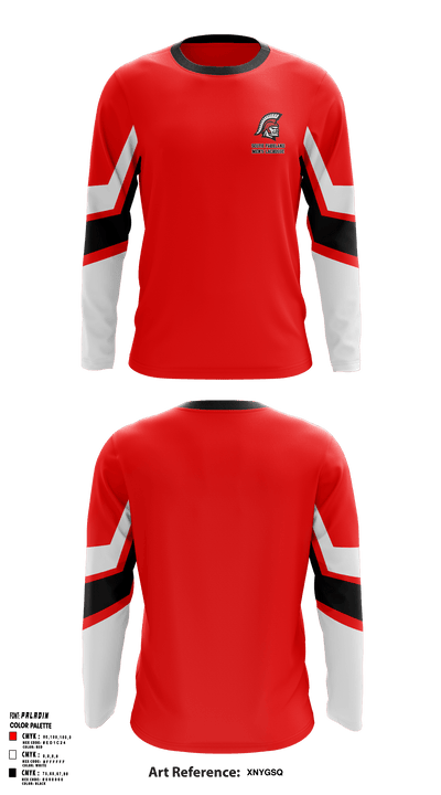 South Parkland Youth Association Lacrosse 46599341 Long Sleeve Performance Shirt - 1