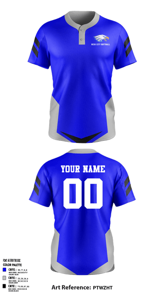 Two Button Softball Jersey, Ness City High School Softball, Softball, Teamtime, Team time, sublimation, custom sports apparel, team uniforms, spirit wear, spiritwear, sports uniforms, custom shirts, team store, custom team store, fundraiser sports, apparel fundraiser