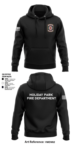 Hoodie, holiday Park fire department, , Teamtime, Team time, sublimation, custom sports apparel, team uniforms, spirit wear, spiritwear, sports uniforms, custom shirts, team store, custom team store, fundraiser sports, apparel fundraiser