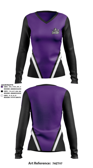 Women's Long Sleeve Vneck Shirt, Baldwin High School, Spirit Store, Teamtime, Team time, sublimation, custom sports apparel, team uniforms, spirit wear, spiritwear, sports uniforms, custom shirts, team store, custom team store, fundraiser sports, apparel fundraiser