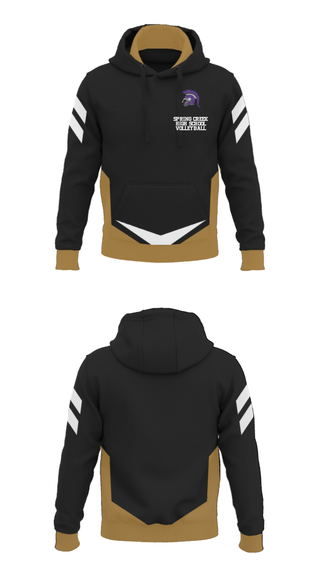 Hoodie, Spring Creek High School Volleyball, Men's Volleyball, Teamtime, Team time, sublimation, custom sports apparel, team uniforms, spirit wear, spiritwear, sports uniforms, custom shirts, team store, custom team store, fundraiser sports, apparel fundraiser
