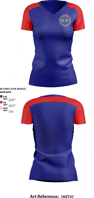 Women's Short Sleeve Vneck Shirt, River Oaks Baptist School, Spirit Store, Teamtime, Team time, sublimation, custom sports apparel, team uniforms, spirit wear, spiritwear, sports uniforms, custom shirts, team store, custom team store, fundraiser sports, apparel fundraiser