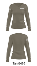 MNCC 76157042 Women's Long Sleeve V-neck Shirt - 41