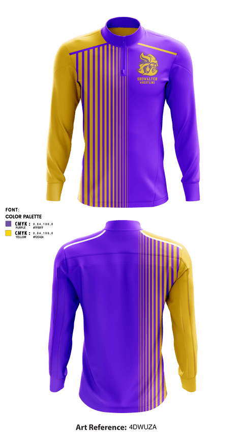 Quarter Zip Jacket, Showalter Middle School Wrestling, Wrestling, Teamtime, Team time, sublimation, custom sports apparel, team uniforms, spirit wear, spiritwear, sports uniforms, custom shirts, team store, custom team store, fundraiser sports, apparel fundraiser