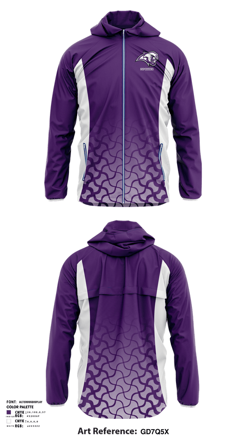 Windbreaker, Cougars, Spirit Store, Teamtime, Team time, sublimation, custom sports apparel, team uniforms, spirit wear, spiritwear, sports uniforms, custom shirts, team store, custom team store, fundraiser sports, apparel fundraiser