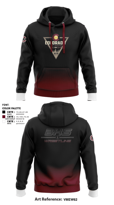 Berthoud High School Spartans 48349950 Hoodie - 1