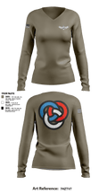 The K2 Way 40889652 Women's Long Sleeve V-neck Shirt - 1