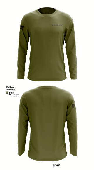 Long Sleeve Performance Shirt, Montgomery County Detention Center, Police, Teamtime, Team time, sublimation, custom sports apparel, team uniforms, spirit wear, spiritwear, sports uniforms, custom shirts, team store, custom team store, fundraiser sports, apparel fundraiser