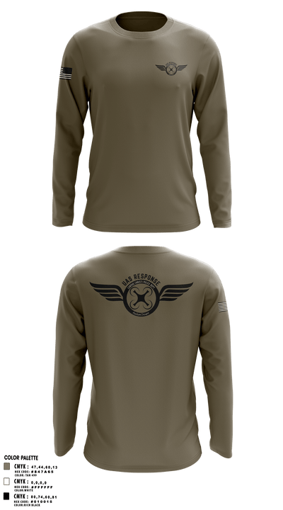 CCPD UAS Response Unit 5071310 Long Sleeve Performance Shirt - 1