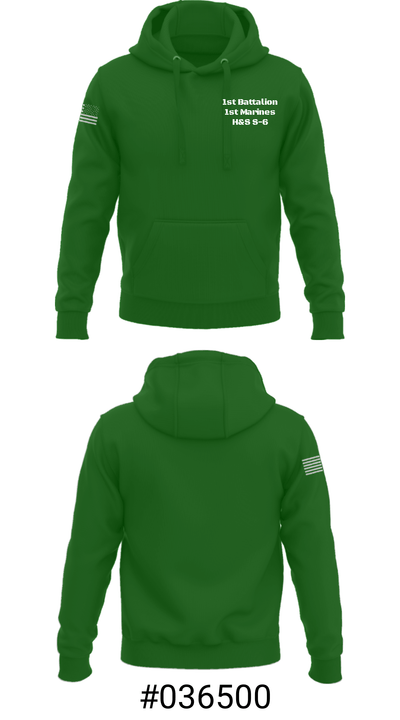 1st Battalion 1st Marines H&S S-6 56316666 Hoodie - 43