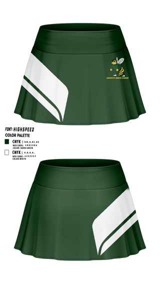 Skort, Leavitt Area High School Cheer, Cheer, Teamtime, Team time, sublimation, custom sports apparel, team uniforms, spirit wear, spiritwear, sports uniforms, custom shirts, team store, custom team store, fundraiser sports, apparel fundraiser