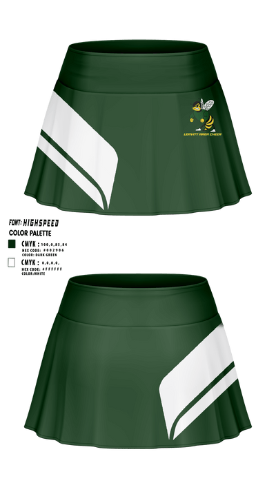 Leavitt Area High School Cheer 62037946 Skort - 1