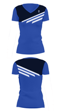 Midway High School Golf 30505610 Women's Short Sleeve V-neck Shirt - 6