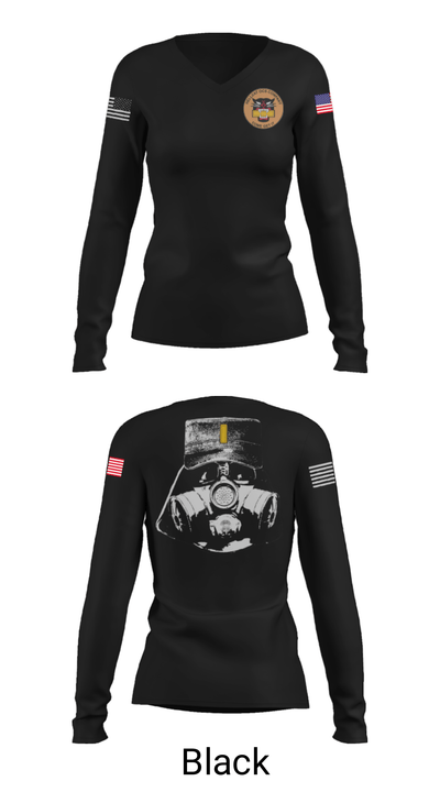 MSARNG OCS Class 66 93679555 Women's Long Sleeve V-neck Shirt - 39