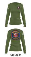 Canyon Creek Rural Fire District 51909217 Women's Long Sleeve V-neck Shirt - 40