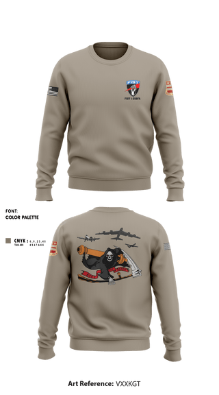 Crew Neck Sweatshirt, , National Guard, Teamtime, Team time, sublimation, custom sports apparel, team uniforms, spirit wear, spiritwear, sports uniforms, custom shirts, team store, custom team store, fundraiser sports, apparel fundraiser