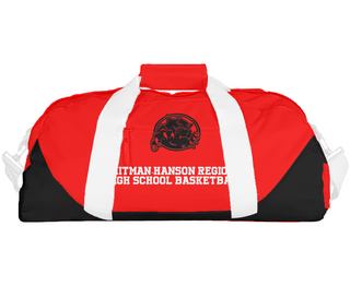 Duffle Bag, Whitman-Hanson Regional High School Basketball, Women's Basketball, Teamtime, Team time, sublimation, custom sports apparel, team uniforms, spirit wear, spiritwear, sports uniforms, custom shirts, team store, custom team store, fundraiser sports, apparel fundraiser