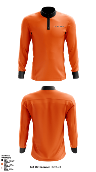 Quarter Zip Jacket, Bears, Golf, Teamtime, Team time, sublimation, custom sports apparel, team uniforms, spirit wear, spiritwear, sports uniforms, custom shirts, team store, custom team store, fundraiser sports, apparel fundraiser