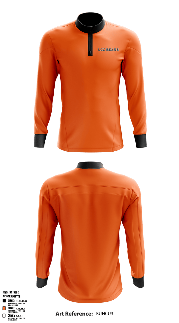 Quarter Zip Jacket, Bears, Golf, Teamtime, Team time, sublimation, custom sports apparel, team uniforms, spirit wear, spiritwear, sports uniforms, custom shirts, team store, custom team store, fundraiser sports, apparel fundraiser