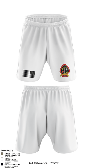 Athletic Shorts With Pockets, 2nd battalion 2nd marines, Marines, Teamtime, Team time, sublimation, custom sports apparel, team uniforms, spirit wear, spiritwear, sports uniforms, custom shirts, team store, custom team store, fundraiser sports, apparel fundraiser