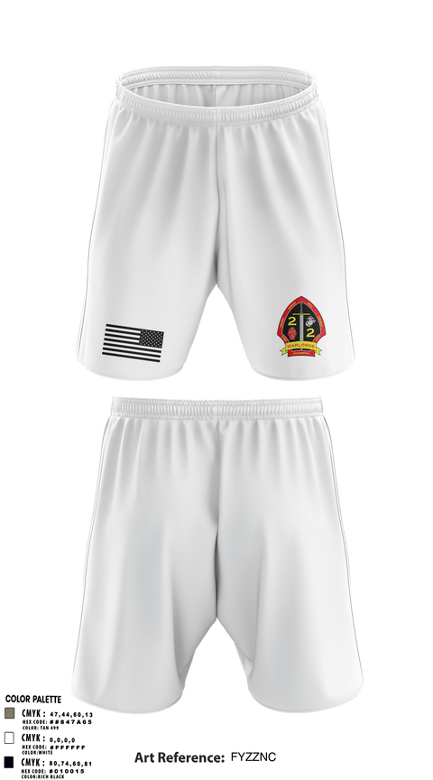 Athletic Shorts With Pockets, 2nd battalion 2nd marines, Marines, Teamtime, Team time, sublimation, custom sports apparel, team uniforms, spirit wear, spiritwear, sports uniforms, custom shirts, team store, custom team store, fundraiser sports, apparel fundraiser