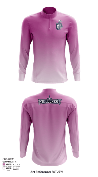 Quarter Zip Jacket, Fieldcrest High School, Spirit Store, Teamtime, Team time, sublimation, custom sports apparel, team uniforms, spirit wear, spiritwear, sports uniforms, custom shirts, team store, custom team store, fundraiser sports, apparel fundraiser