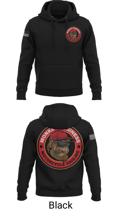 Monkey Business Motorcycle Hauling 46076347 Hoodie - 10