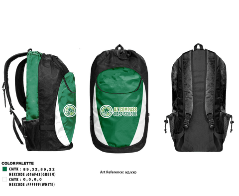 Gear Bag, Arizona Compass Preparatory School Baseball, Baseball, Teamtime, Team time, sublimation, custom sports apparel, team uniforms, spirit wear, spiritwear, sports uniforms, custom shirts, team store, custom team store, fundraiser sports, apparel fundraiser