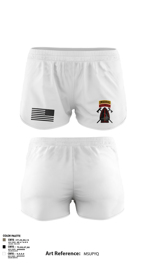 Ranger Panties, A/98, Army, Teamtime, Team time, sublimation, custom sports apparel, team uniforms, spirit wear, spiritwear, sports uniforms, custom shirts, team store, custom team store, fundraiser sports, apparel fundraiser