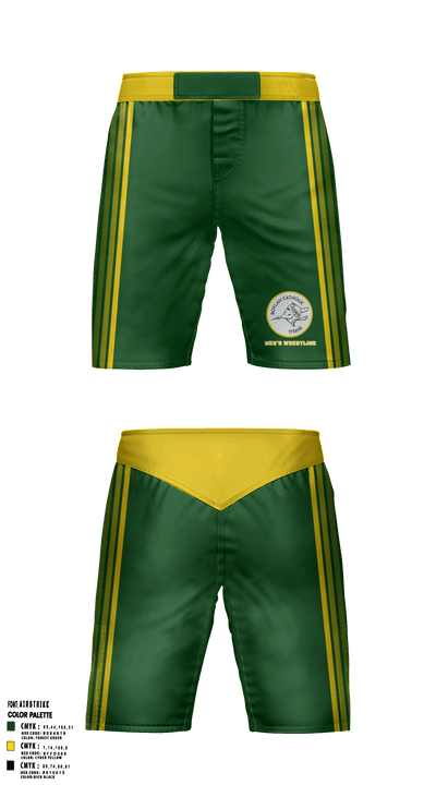 Boylan Catholic High School Wrestling 8994600 Fight Shorts - 26
