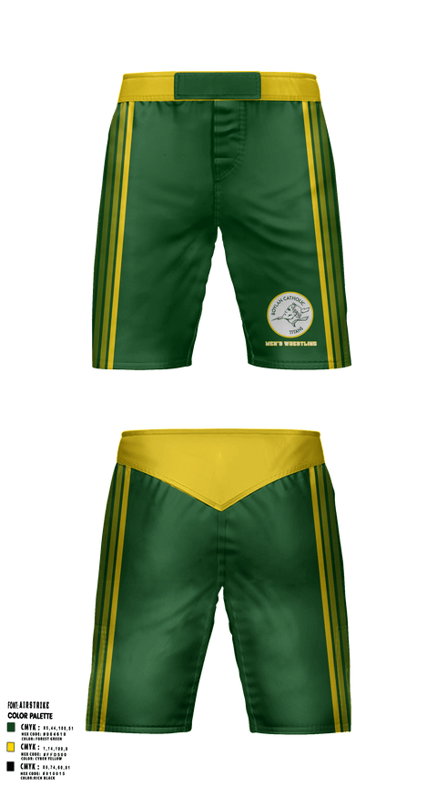 Fight Shorts, Boylan Catholic High School Wrestling, Wrestling, Teamtime, Team time, sublimation, custom sports apparel, team uniforms, spirit wear, spiritwear, sports uniforms, custom shirts, team store, custom team store, fundraiser sports, apparel fundraiser