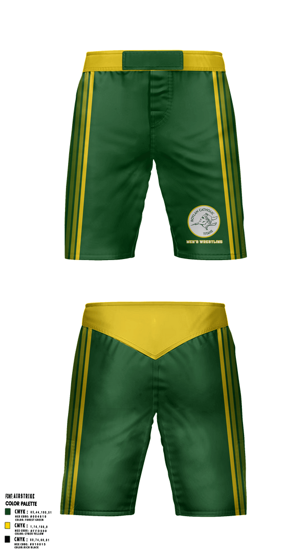 Fight Shorts, Boylan Catholic High School Wrestling, Wrestling, Teamtime, Team time, sublimation, custom sports apparel, team uniforms, spirit wear, spiritwear, sports uniforms, custom shirts, team store, custom team store, fundraiser sports, apparel fundraiser