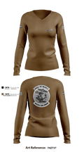 55FGS 28704188 Women's Long Sleeve V-neck Shirt - 1